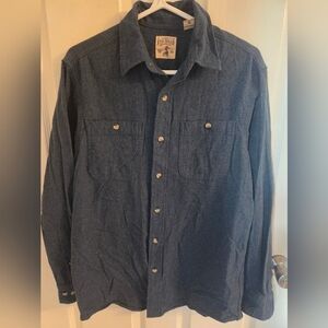 RedHead Heavy Cotton Dark Blue Casual Shirt
